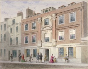 View of a Mansion in Great Winchester Street, City of London