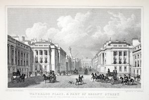 Waterloo Place, and part of Regent Street, from 