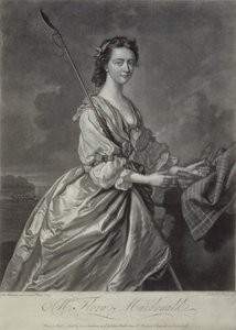 Flora MacDonald, engraved by J. Faber, 1747 by Thomas Hudson