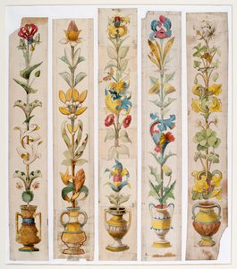 Five Designs for an Inlay, Cardiff Castle by Thomas John