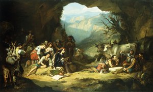 The Studio of Salvator Rosa in the Mountains of the Abruzzi
