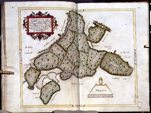 Map of Tingewick in Buckinghamshire by Thomas Langdon
