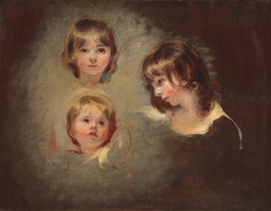 Head Studies of Emilia Mary, Juliana and Maria Boucherett