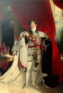 King George IV, Standing in Garter Robes