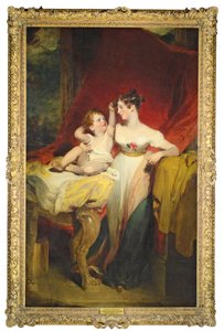 Portrait of Anne, Viscountess Pollington, Later Countess of Mexborough, with Her Son, John Charles