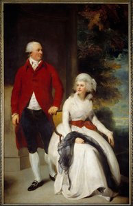 Portrait of Banker Julius Angerstein and his second wife Eliza Payne by Thomas Lawrence