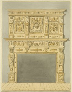 Chimneypiece in house next door to St James