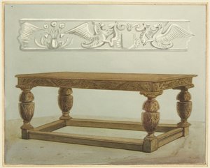 Council Table in the Great Room of the Mint, now St Peter
