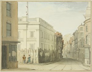 Looking Down Broad Street with the New Council House by Thomas Leeson the Elder Rowbotham