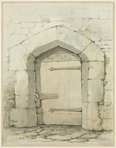 Old Arch and Doorway in Tower Lane opposite Vestry of St John