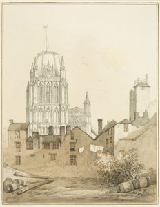 Redcliffe Church and Part of Redcliffe Hill with the Shot Tower
