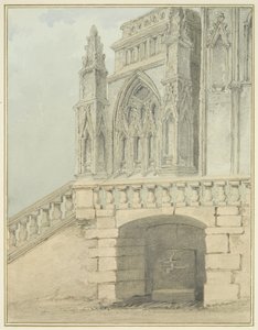 Redcliffe Conduit and part of North Porch by Thomas Leeson the Elder Rowbotham