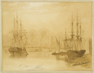 Ropewalk at Wapping, West Indiaman 