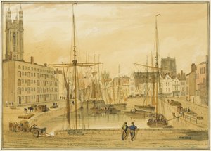 View from the Stone Bridge, Head of Quay (St Giles