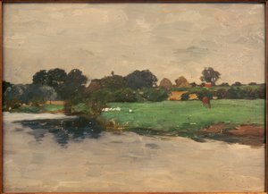 River Landscape near Hamburg