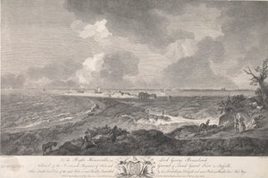 South East View of Land-Guard Fort, in Suffolk