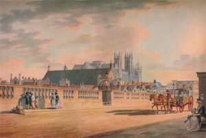 View on Westminster Bridge by Thomas Malton II