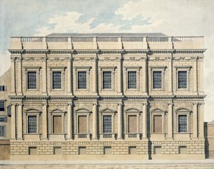 View of the Banqueting House at Whitehall, Westminster, c.1790