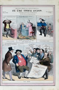 Monthly Sheet of Caricatures no.75. Or the Looking Glass by Thomas McLean