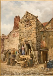 Old Sparrow Hall, Cullercoats by Thomas Miles Richardson