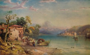Looking towards Bellagio, c1845