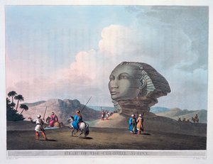 Head of the Colossal Sphinx, Giza, Egypt