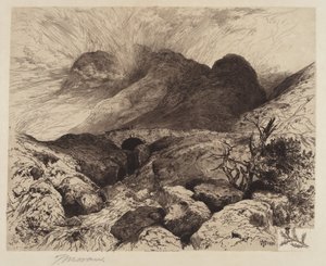 Bridge in the Pass of Glencoe, Scotland by Thomas Moran