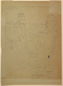Rock Towers in the Muave Canyon, Colorado, 1873 by Thomas Moran