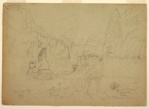 The Canyon of the Rio Virgin, South Utah, 1873 by Thomas Moran