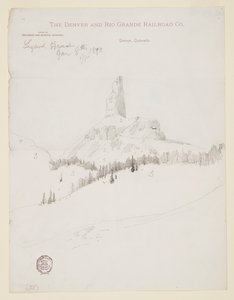 Lizard Head Peak, Colorado by Thomas Moran