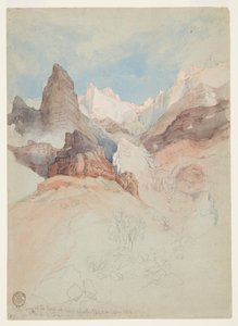 Looking up the Trail at Bright Angel, Grand Canyon, Arizona by Thomas Moran