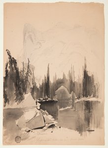 Mirror Lake, Yosemite by Thomas Moran