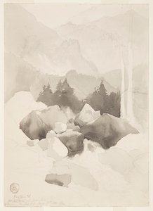 Study of Ruxton, Colorado by Thomas Moran