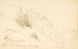 Yellowstone Park, Golden Gate by Thomas Moran