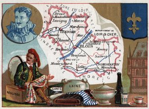 Loir-et-Cher, Centre, France. Liquisse, Gloves and Wool. Series on the French Departments, c.1920
