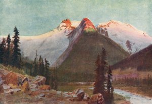 Sunset on the Great Selkirk Glaciers