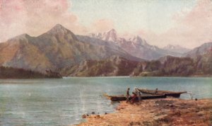 The Cascade Mountains (color lithograph)