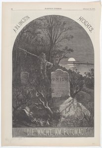 Arlington Heights. The Watch. At Potomac. by Thomas Nast