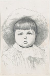 Portrait of a Child Cyril Nast, after 1879 by Thomas Nast