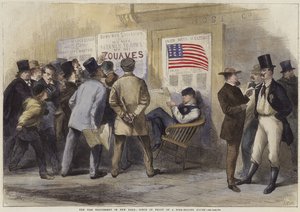 The war excitement in New York