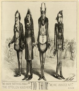 We Know Nothing about the Stolen Vouchers by Thomas Nast