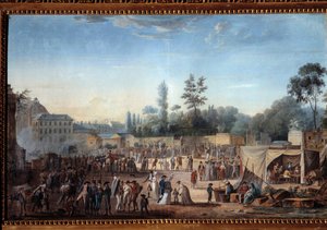 View of the Tuileries and the Place de la Revolution