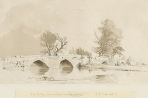 Handsacre - Old High Bridge by Thomas Peploe Wood