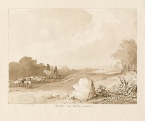 War Stone near Seisdon Common, Trysull by Thomas Peploe Wood