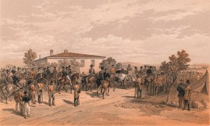 The Funeral Cortege of Lord Raglan Leaving Head Quarters, 1856