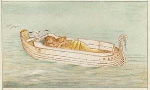 Danae and Perseus by Thomas Ralph Spence