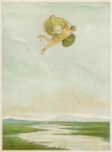 Perseus flying to kill the Gorgon by Thomas Ralph Spence