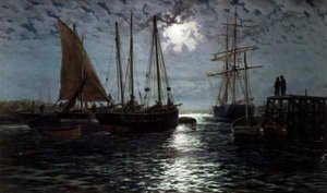 A Moonlit Harbour