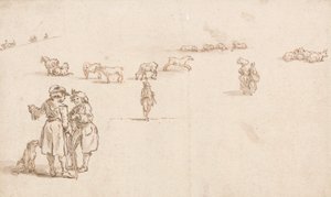Figures, Horses and Cows by Thomas Ross