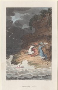 Cornelian Bay, from Poetical Sketches of Scarborough, 1813 by Thomas Rowlandson, Joseph Constantine Stadler, J. Bluck